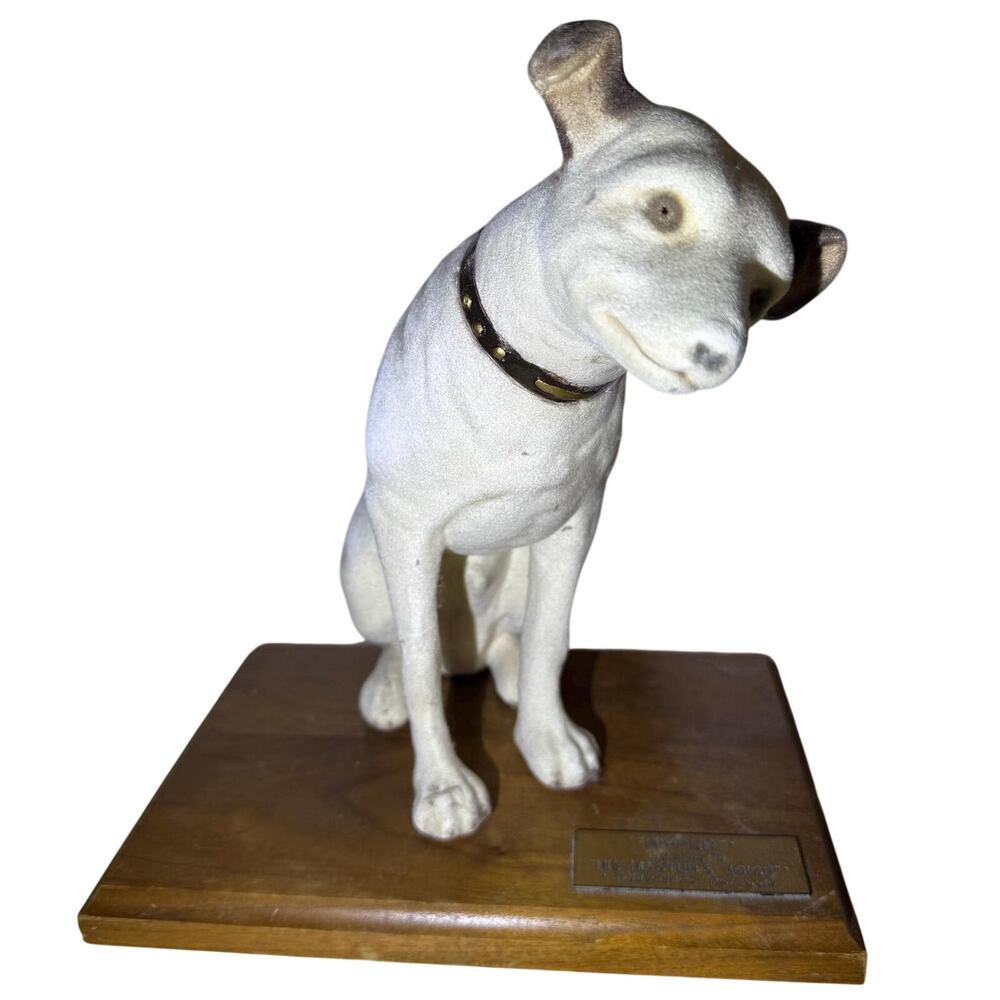 Rare 1986 Anthony Visco 10 inch Flocked RCA Victor Nipper Dog Limited Edition